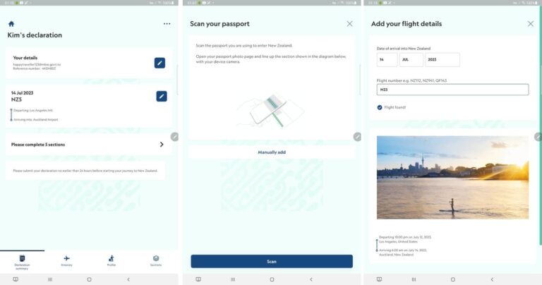 New Zealand swaps arrival cards for online form, app
