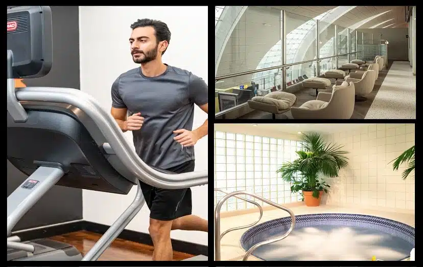 Gym & Shower + Lounge @ Dubai Airport