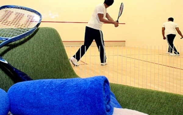 Squash Session at Doha Airport